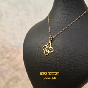 گردنبند و پلاک ون کلیف وزن ۰.۹۴۰ گرم