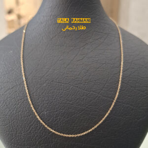 زنجیر گردنبند طلا وزن 1.040 گرم