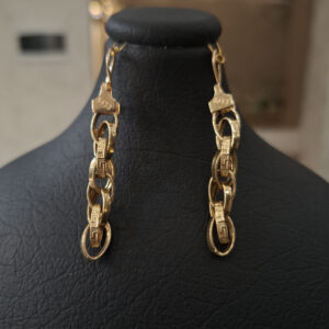 گوشواره طلا طرح ورساچه وزن ۴.۲۰۰ گرم